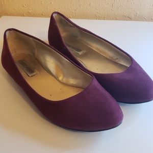Steve madden maroon flats